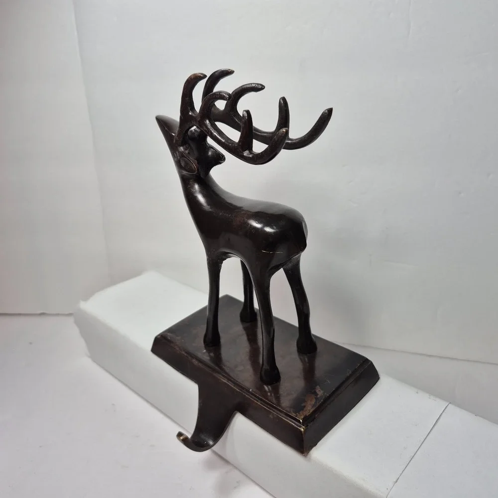 Heavy Cast Metal Buck Deer Stag 7